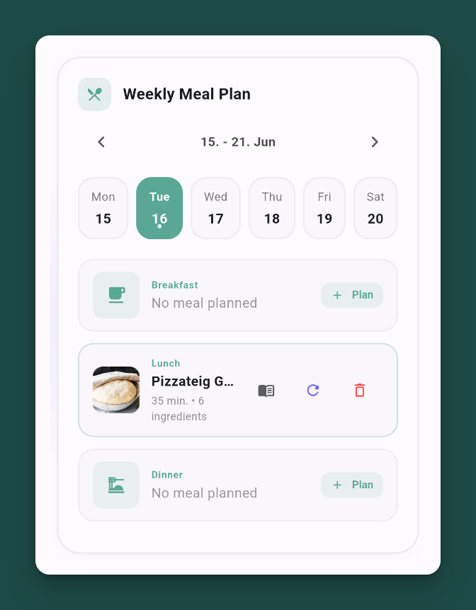 Recipes & Meal Planner